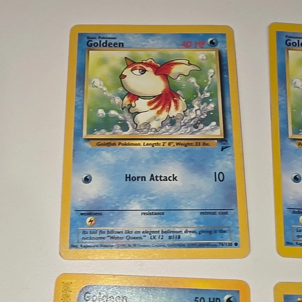 Pokemon Goldeen Seaking 6 Card Lot Misty 1st Edition e-Reader Vintage TCG